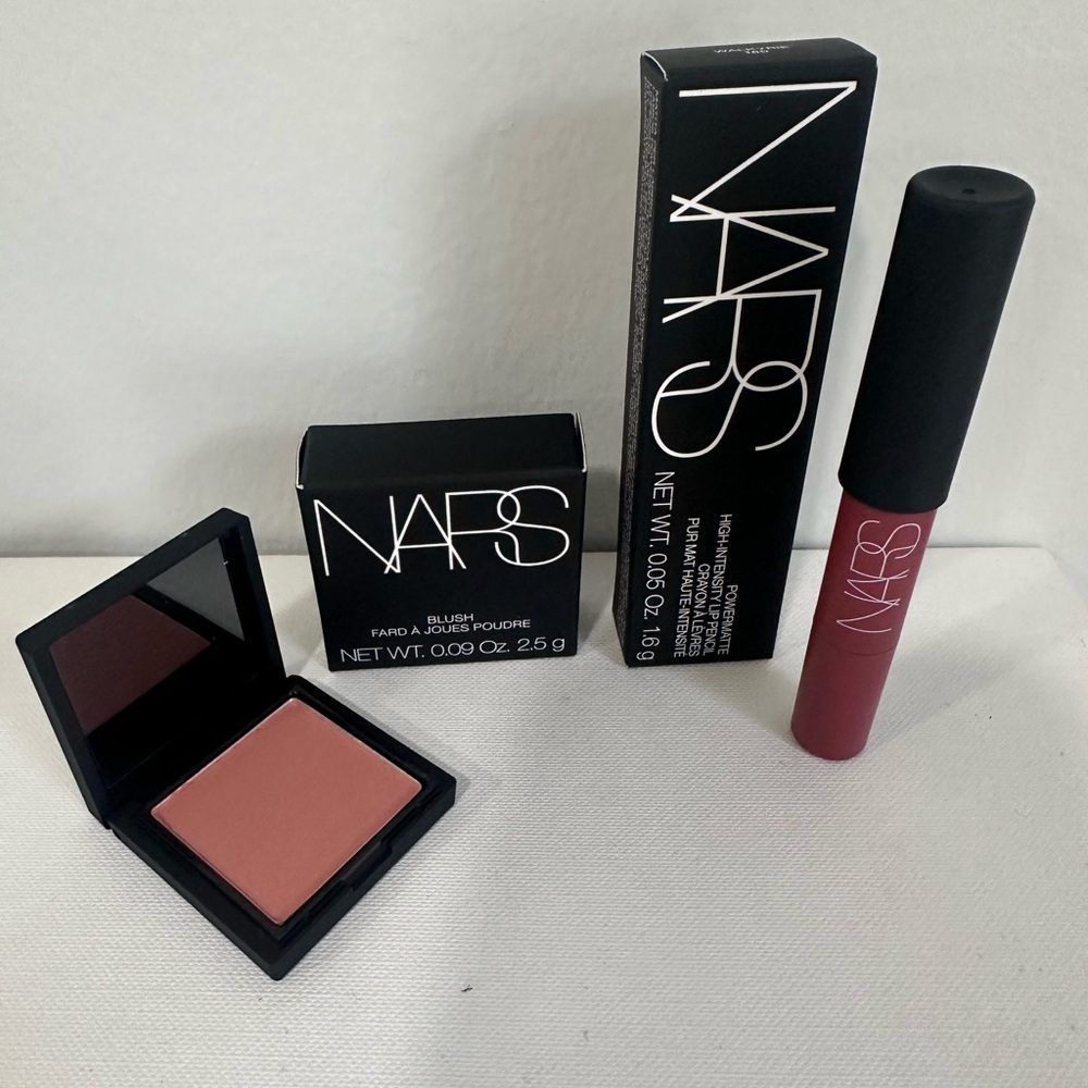 New in Box NARS Blush and Lip Crayon Bundle